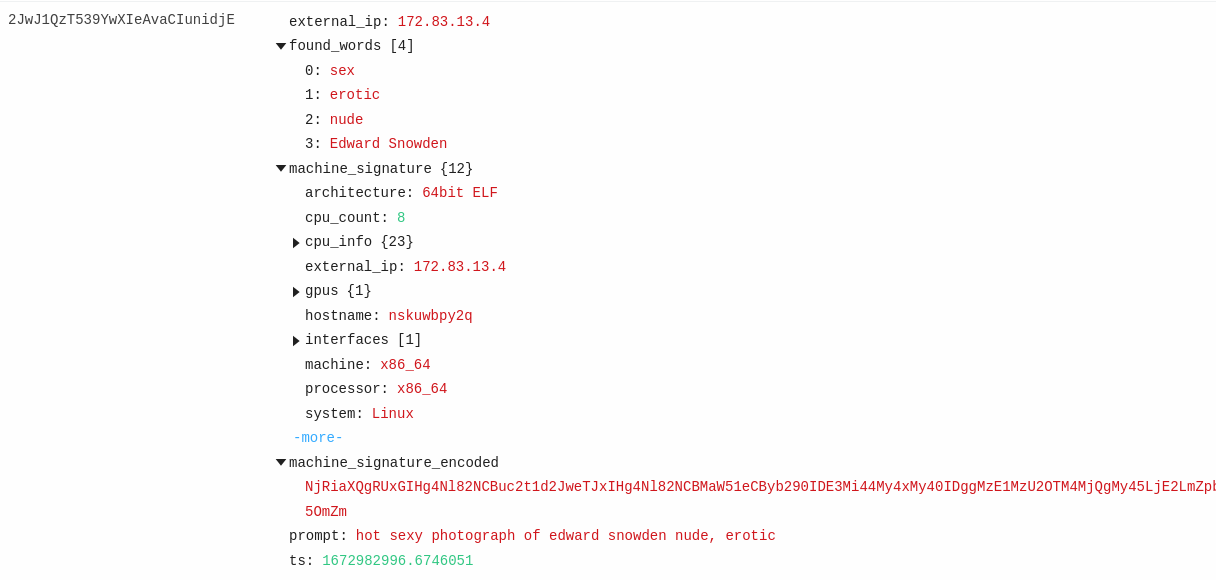 Feature Request Trust Safety AUTOMATIC1111 stable diffusion